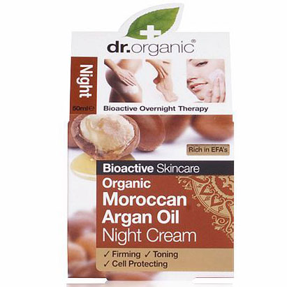 Нощен крем с арганово масло Doctor Organic 50 мл