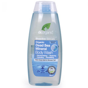 Dr.Organic Organic Dead Sea Mineral Body Wash, 250ml