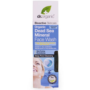Detergente viso Doctor Organic Dead Sea Miner 200 ml