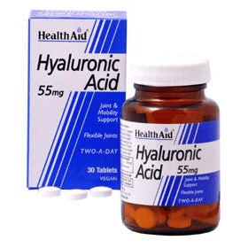 Health Aid Hyaluronsäure 55mg Hyaluronsäure 30Tabletten