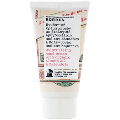 Korres Moisturizing Hand Cream with Almond Oil and Calendula, 75ml