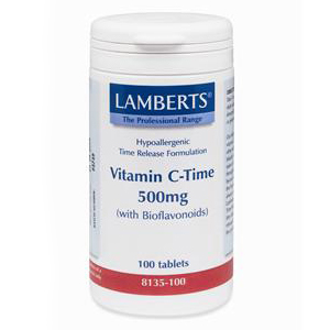 Lamberts Vitamina C 500mg Vitamina C Tempo Release 100 Compresse