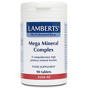 Lamberts Mega Mineral Complex Σύμπλεγμα Μετάλλων 90 Tablets