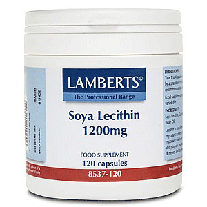 Капсулы соевого лецитина Lamberts 1200 мг лецитина 120 капсул