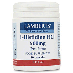 Lamberts L-Histidine HCI Ιστιδίνη 500mg 30 Κάψουλες