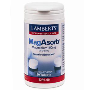 Tableta Lamberts MagAsorb Magnezium me absorbim të lartë 60