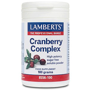 Lamberts Cranberry Complex Powder, Συμπλήρωμα Διατροφής σε Σκόνη 100gr Lamberts Cranberry Complex Powder, Συμπλήρωμα Διατροφής σε Σκόνη 100gr