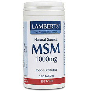 Lamberts MSM 1000mg 120 Tablets