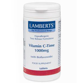 Lamberts Витамин C 1000 mg Време освобождаване Витамин C Време освобождаване 30 таблетки