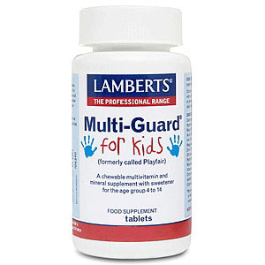 Lamberts Multi Guard For Kids Мультивитаминная смесь для детей 4-14 лет 30 таблеток