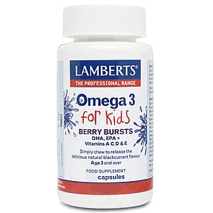 Lamberts Omega 3 за деца, 30 капсули