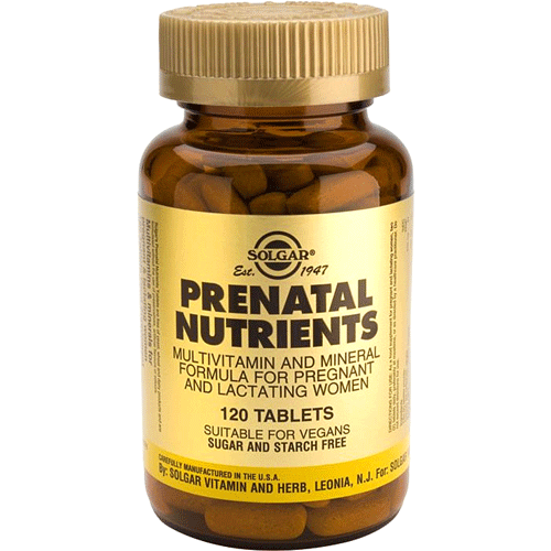Solgar Prenatal Nutrients, 120 таблетки
