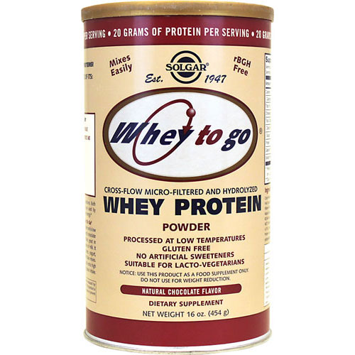Solgar Whey To Go Protein, Schokolade 340gr