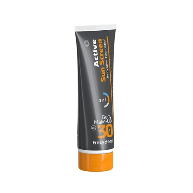 Frezyderm Active Sun Screen Body Make-Up SPF30, Αντηλιακό Make-up Σώματος 75ml