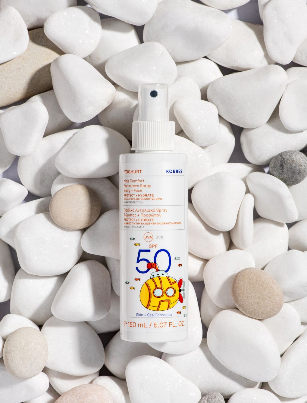Korres Yoghurt Kids Sunscreen Spray Body & Face SPF50, 150ml