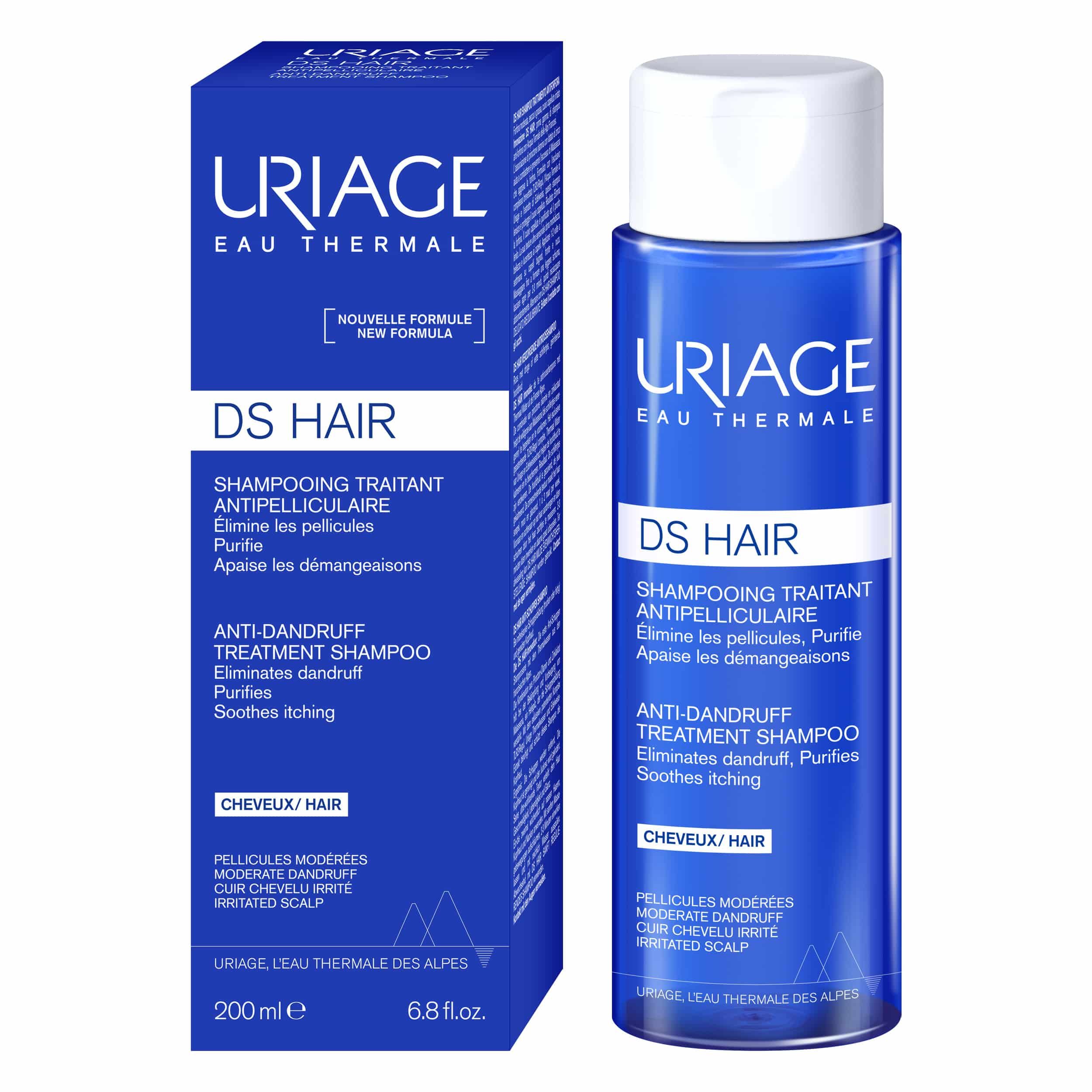 Uriage DS Hair Anti-Dandruff Treatment Shampoo, Αντιπυτιριδικό Σαμπουάν 200ml