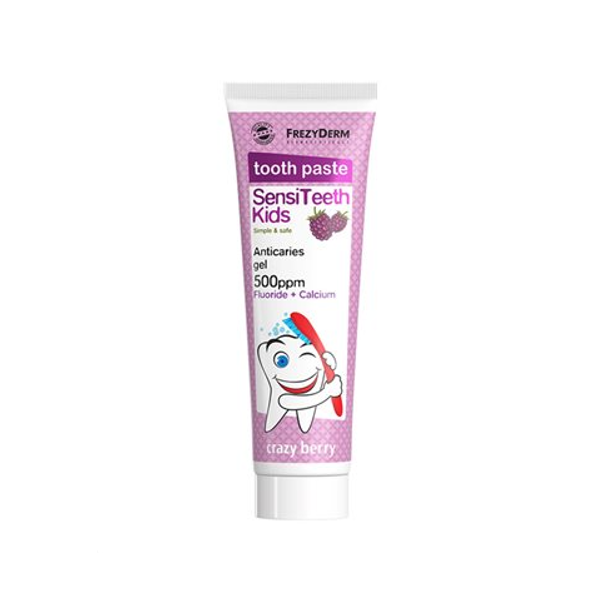 Frezyderm SensiTeeth Kids Toothpaste 500ppm Παιδική Οδοντόπαστα Κατά της Τερηδόνας, 50ml