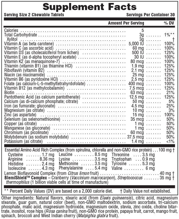 Natures Plus Power Teen For Him 60Chewtabs