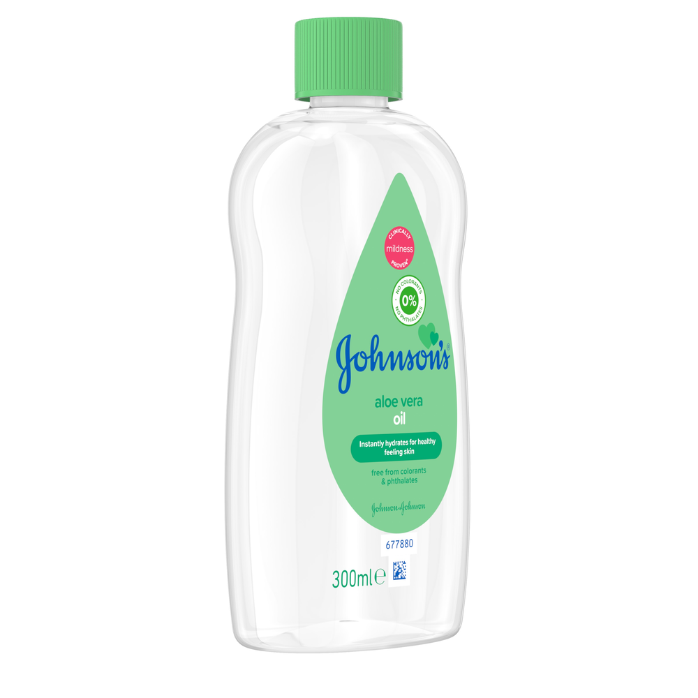 Johnson's Baby Aloe Vera Baby Oil 300ml