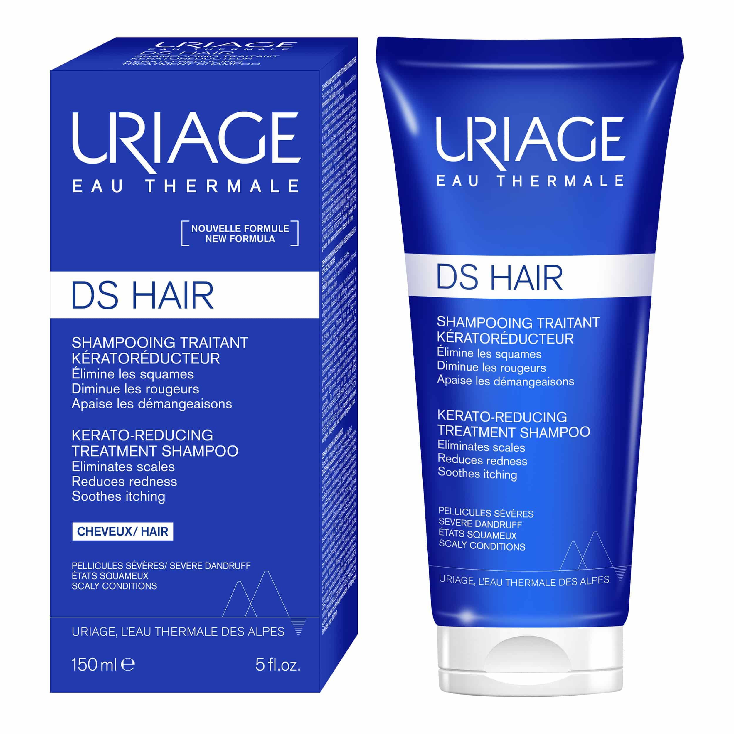 Uriage DS Hair Kerato-Reducing Treatment Shampoo, Σαμπουάν Κατά της Σοβαρής Πιτυρίδας Φολίδες 150ml