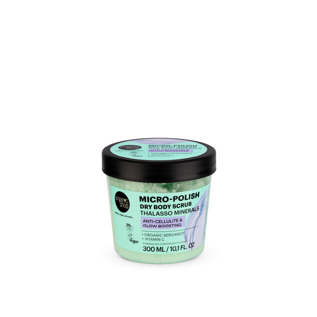 Organic Shop Micro-Polish Dry Body Scrub Thalasso Minerals, 300ml
