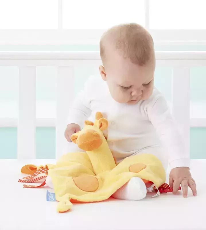 Tommee Tippee Giraffe Soft Comforter Toy από Ύφασμα για Νεογέννητα 1τμχ