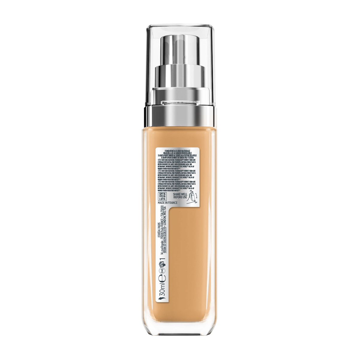 L'Oreal Paris True Match Foundation 6.D/6.W Golden Honey 30ml