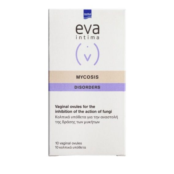 Intermed Eva Intima Mycosis Ovules Disorders Vaginal Ovules 10τμχ