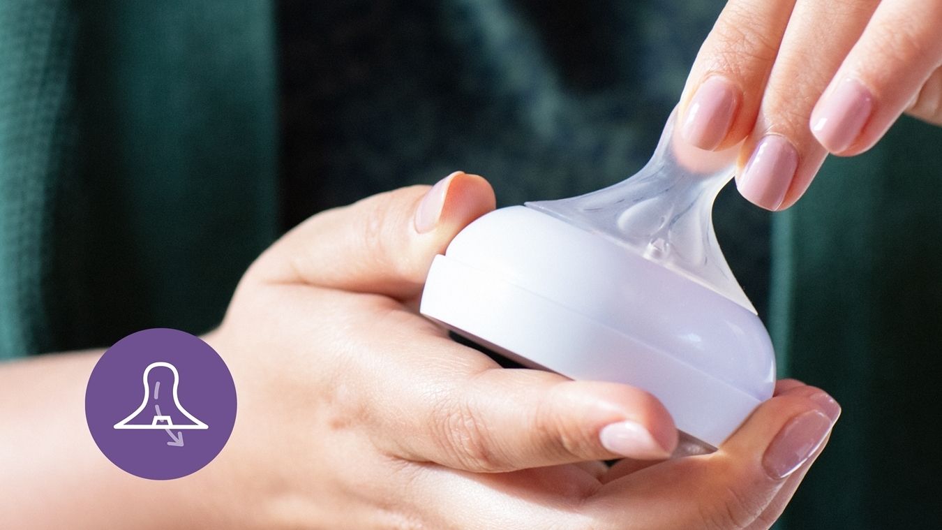Philips Avent Θηλή Μαλακής Σιλικόνης Natural Response 1m+ SCY963/02 2τμχ