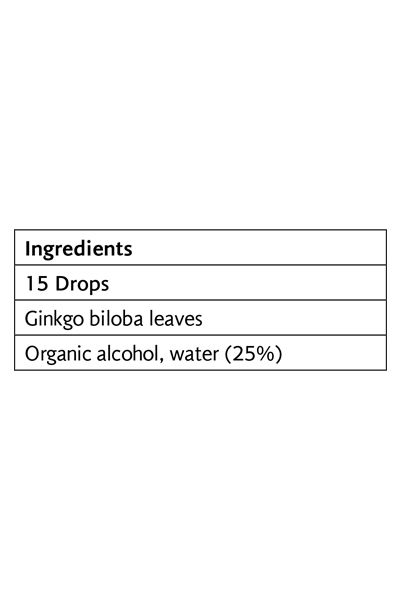 Viridian Organic Gingko Biloba Tincture, 50ml