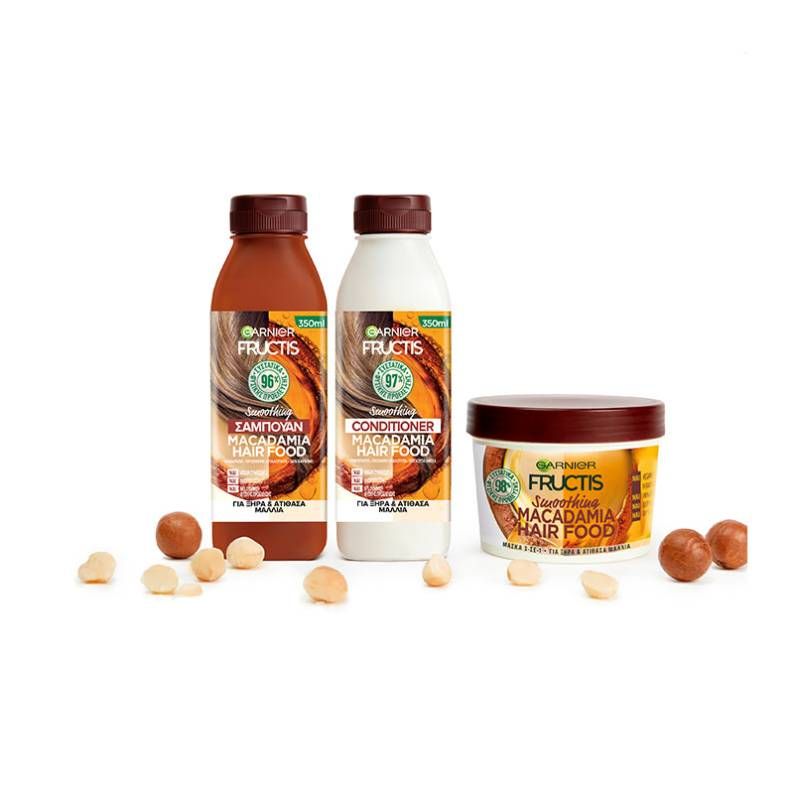 Garnier Fructis Hair Food Macadamia Ash 350ml