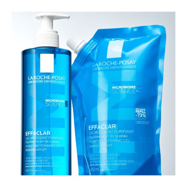 La Roche Posay Effaclar Cleansing Foaming Gel Καθαρισμός για το Μικτό-Λιπαρό Δέρμα, 400ml