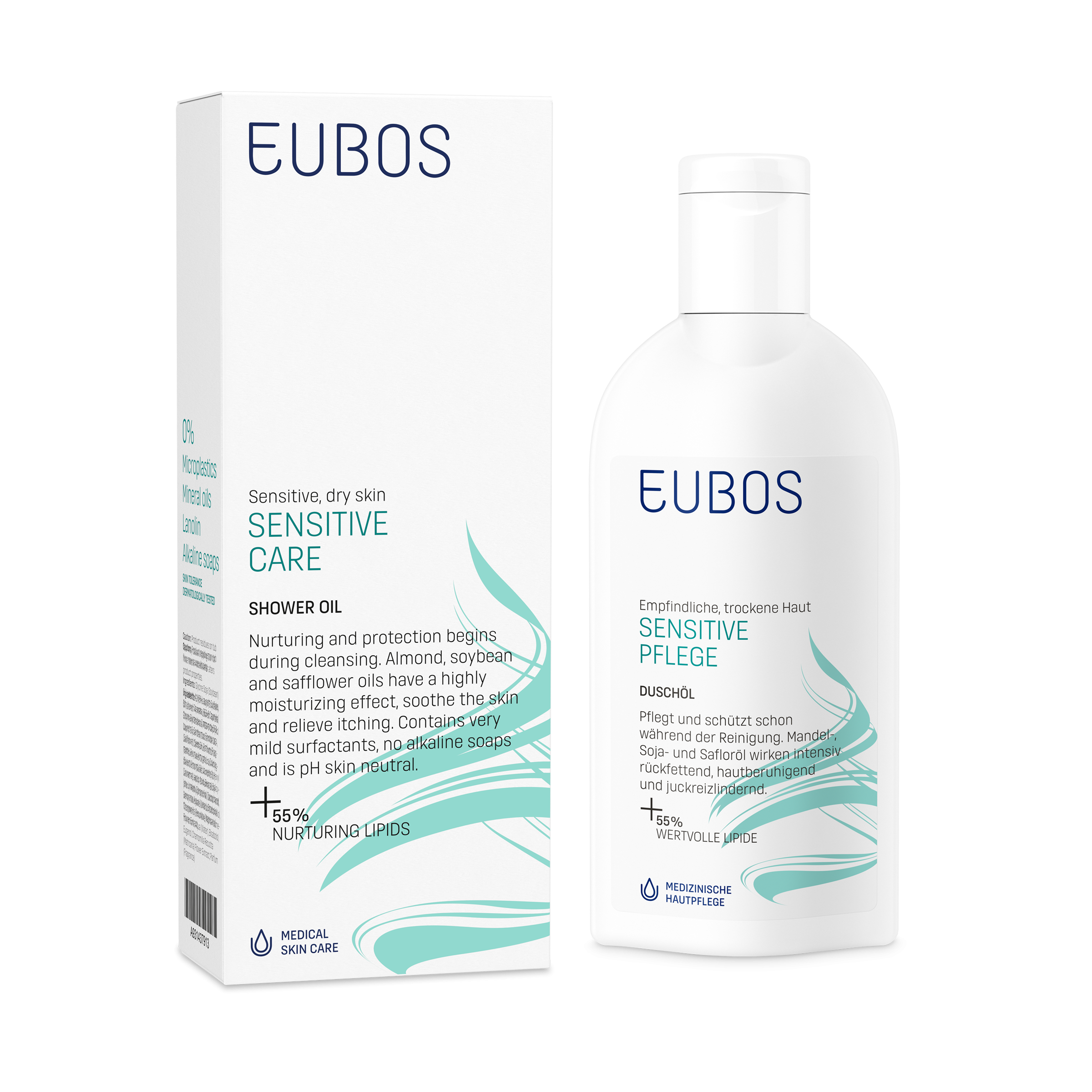 Eubos Ελαιώδες Ντους Sensitive Shower Oil F, 200ml