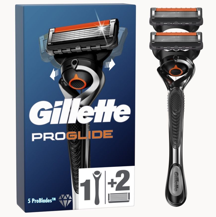 Gillete Proglide Ξυριστική Μηχανή 1τμχ & Ανταλλακτικές Κεφαλές 2τμχ