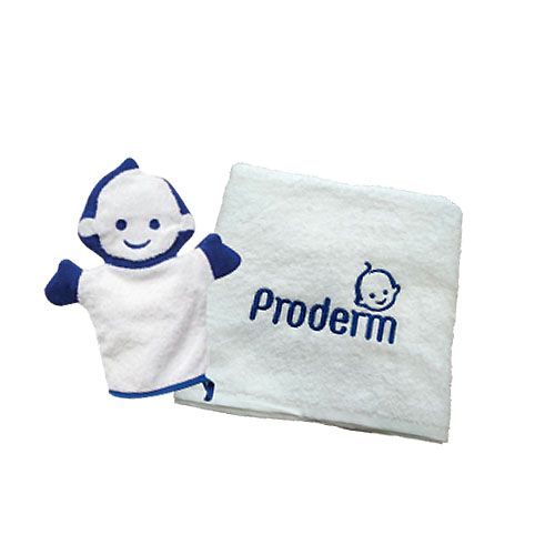 Proderm Πετσέτα και Proderm Γάντι
