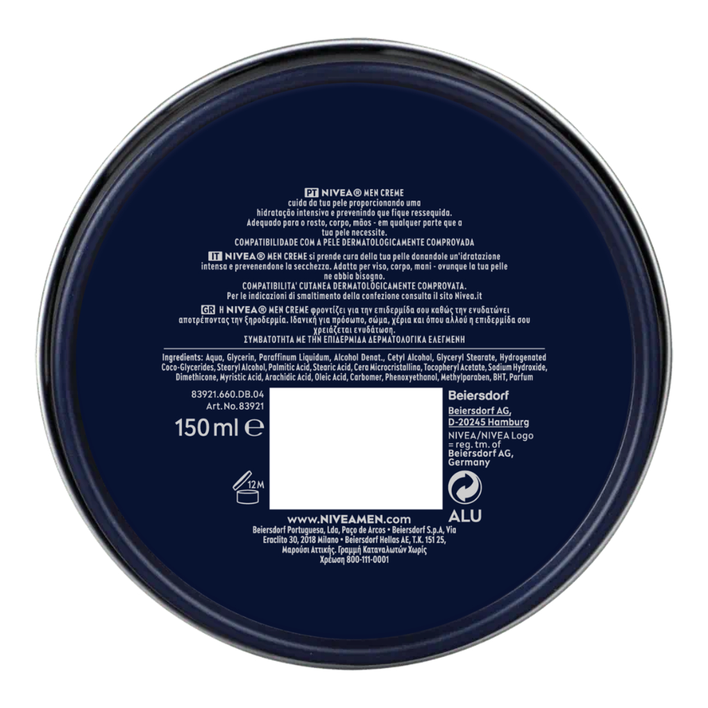 Nivea Men Special Edition Creme for Body, Face 7 Hand, 150ml