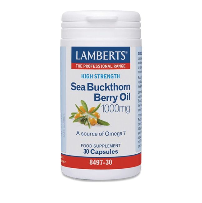 Lamberts Sea Buckthorn Berry Oil, Ιπποφαές, Πολυβιταμινούχο Συμπλήρωμα 1000mg 30caps