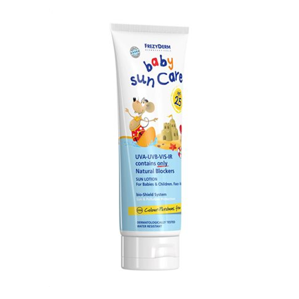 Frezyderm Baby Sun Care SPF25, Αντηλιακό Γαλάκτωμα για Βρέφη&Παιδιά Πρόσωπο/Σώμα 100ml