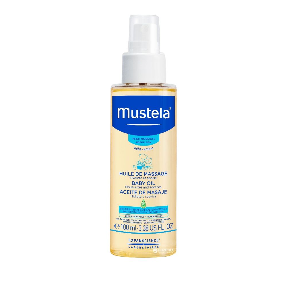 Mustela Baby Oil, Βρεφικό Λάδι για Μασάζ, 100ml