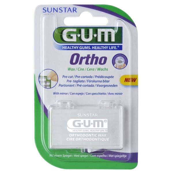GUM Orthodontic Wax Unflavored (723), Ορθοδοντικό Κερί 1τμχ