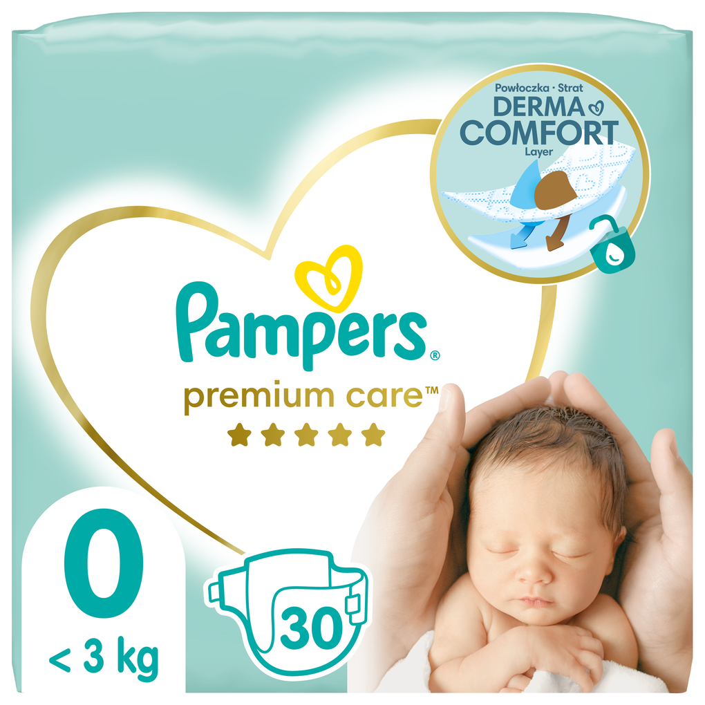 Pampers Premium Care No0 (1-2,5kg) 30τμχ
