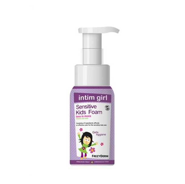 Frezyderm Sensitive Kids Intim Girl Foam Αφρός Καθαρισμού για την Καθημερινή Υγιεινή της Ευαίσθητης περιοχής 250ml
