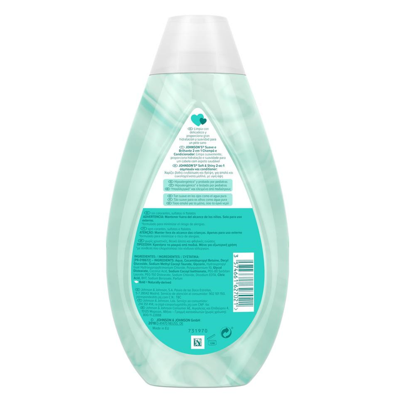 Johnson's Baby Soft & Shiny Shampoo & Conditioner 2 in 1 500ml