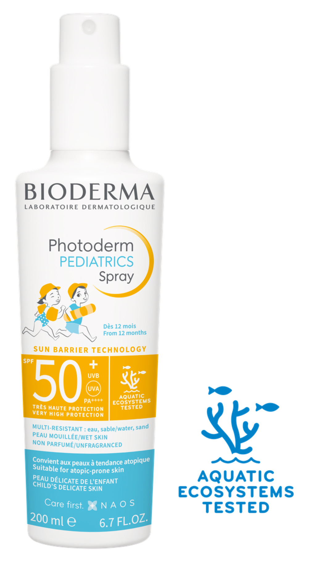 Bioderma Photoderm Pediatrics Spray SPF50+, Παιδικό Αντηλιακό Σπρέι 200ml