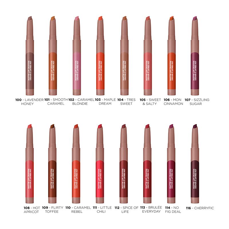 L'Oreal Paris Infaillible Matte Crayon 110 Caramel Rebel 1,3gr