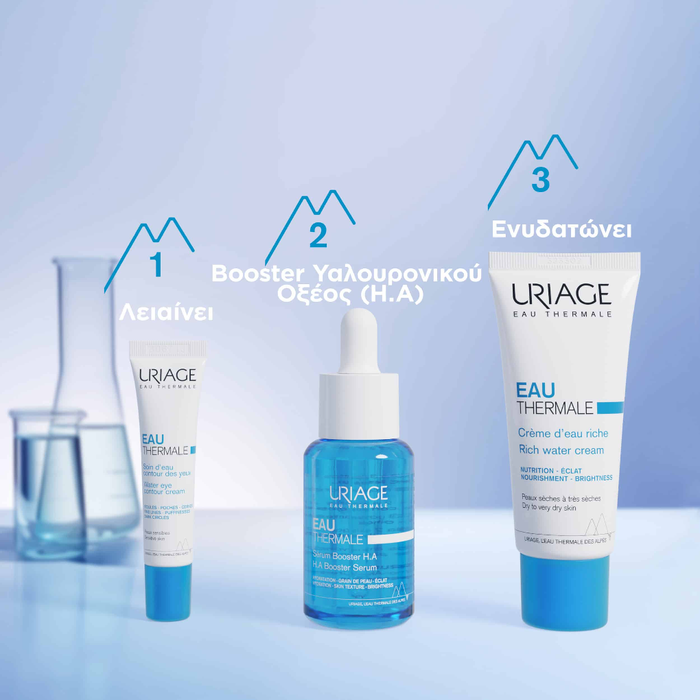 Uriage Eau Thermale Creme D'Eau Riche Ενυδατική Προσώπου για Ξηρό/Πολύ Ξηρό Δέρμα 40ml
