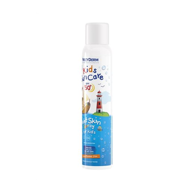 Frezyderm Kids Sun Care Wet Skin Spray SPF50+ Παιδικό Αντηλιακό Σπρέι 200ml