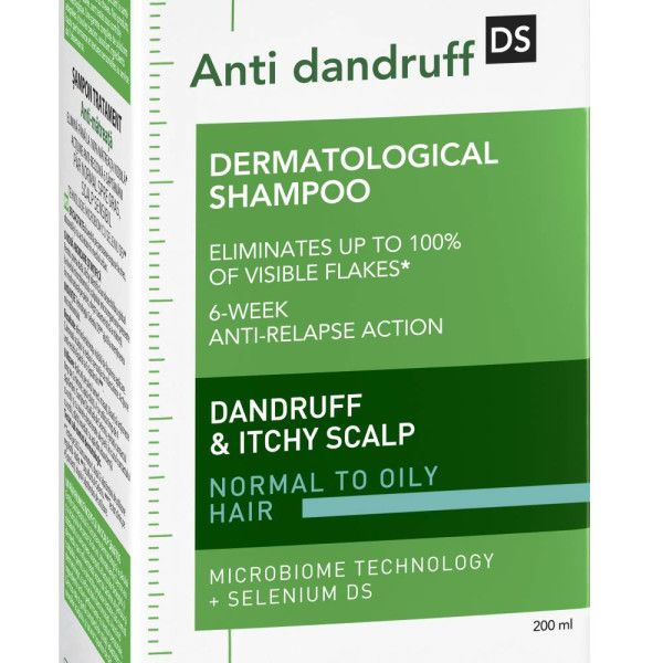 Vichy DERCOS Anti-dandruff DS, Σαμπουάν κατά της πιτυρίδας για Κανονικά & Λιπαρά μαλλιά, 200ml