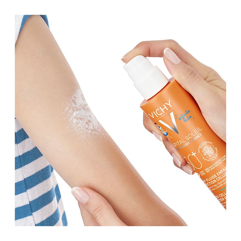 Vichy Captial Soleil Cell Protect, Γαλάκτωμα Spray SPF50+ Για το Παιδί με Λεπτόρρευστη Υφή 200ml