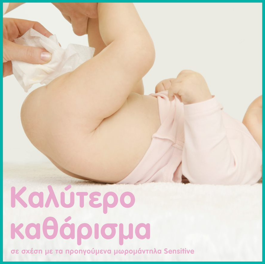 Pampers Promo Baby Wipes Sensitive Μωρομάντηλα 4x80τμχ